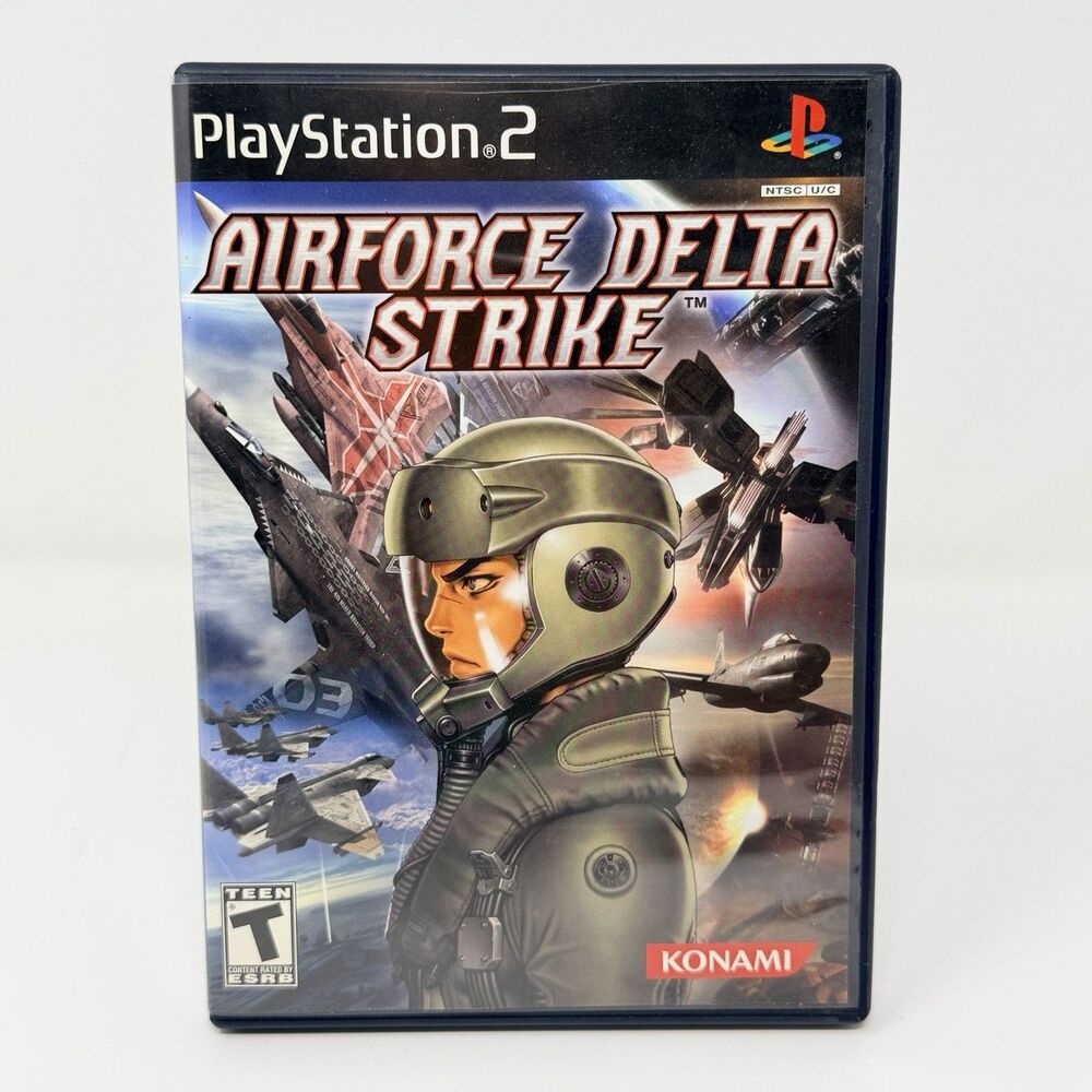 AirForce Delta Strike Sony PlayStation 2 PS2 2004 Case Only No Game Konami